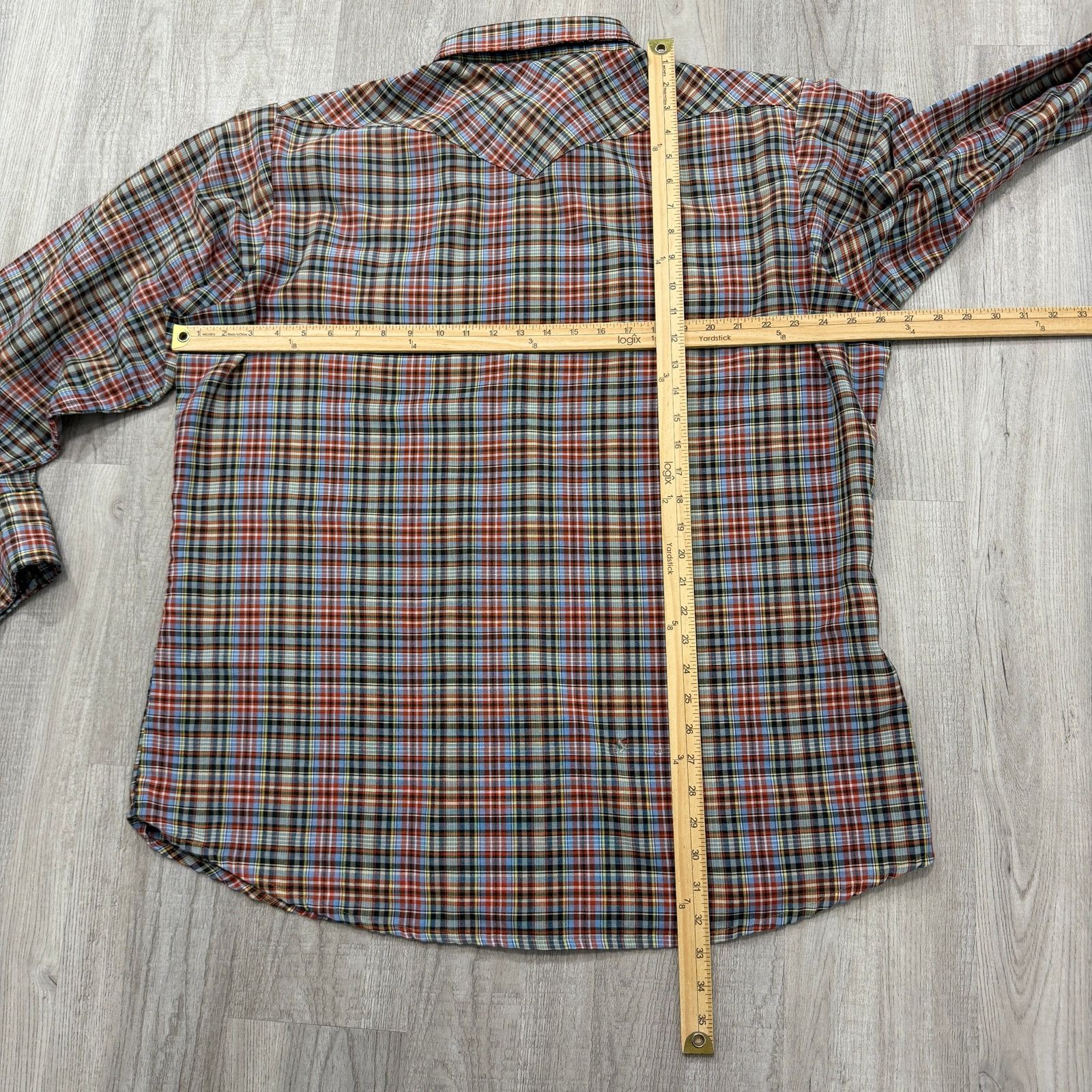 Vintage Big Mac Flannel Men's 2XL Plaid Pearl Snap Western