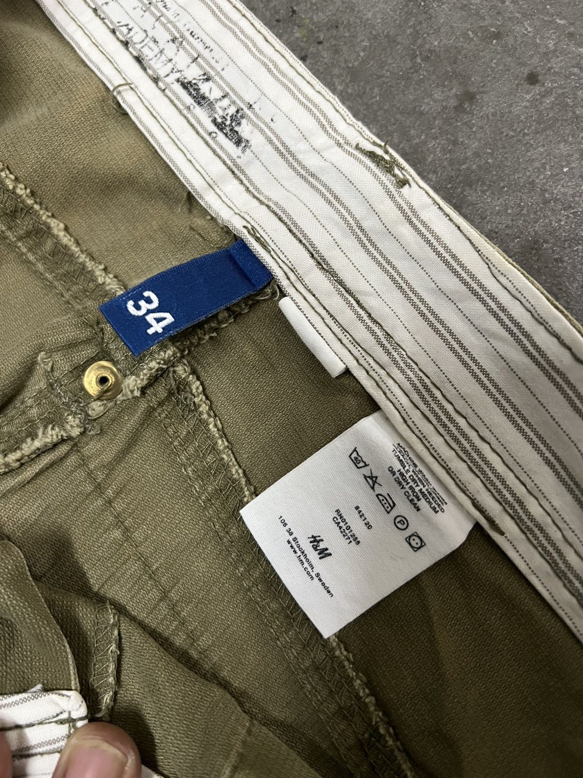 Designer × Japanese Brand BUSH PANT FADED BROWN BY H&M DENIM PANT Size US 34 / EU 50 - 11 Thumbnail