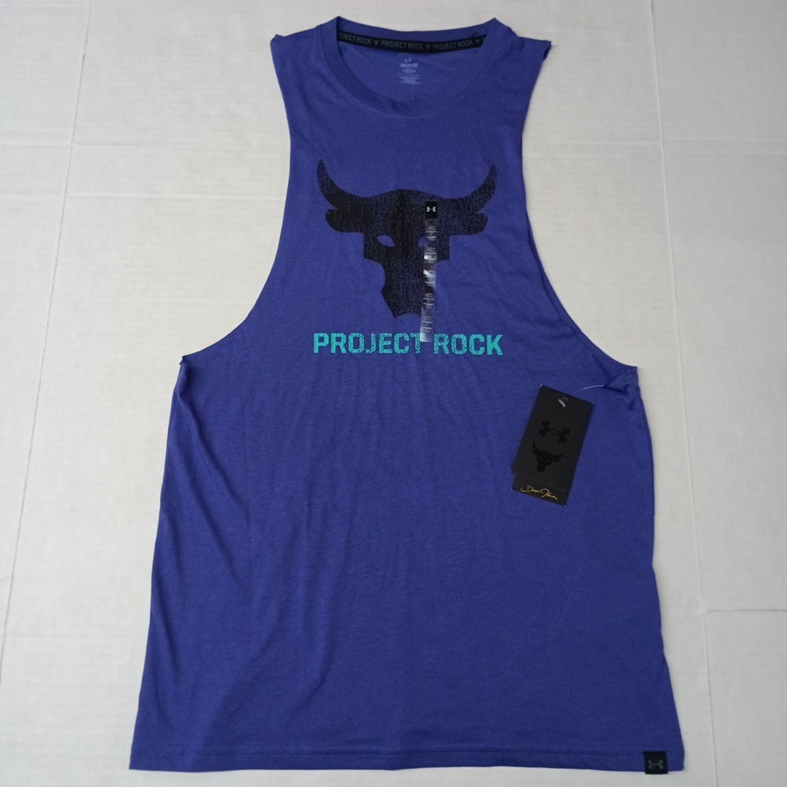 Under Armour Under Armour Project Rock Brahma Bull Tank Men Size S Purple Size US S / EU 44-46 / 1 - 1 Thumbnail