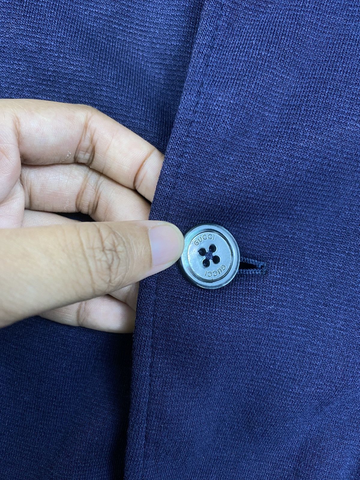 Gucci Gucci Navy Color Double Button Blazer Jacket Size US M / EU 48-50 / 2 - 7 Thumbnail