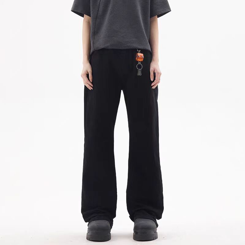 Japanese Brand × Jean baggy black street distressed wide leg jeans Size US 30 / EU 46 - 6 Thumbnail