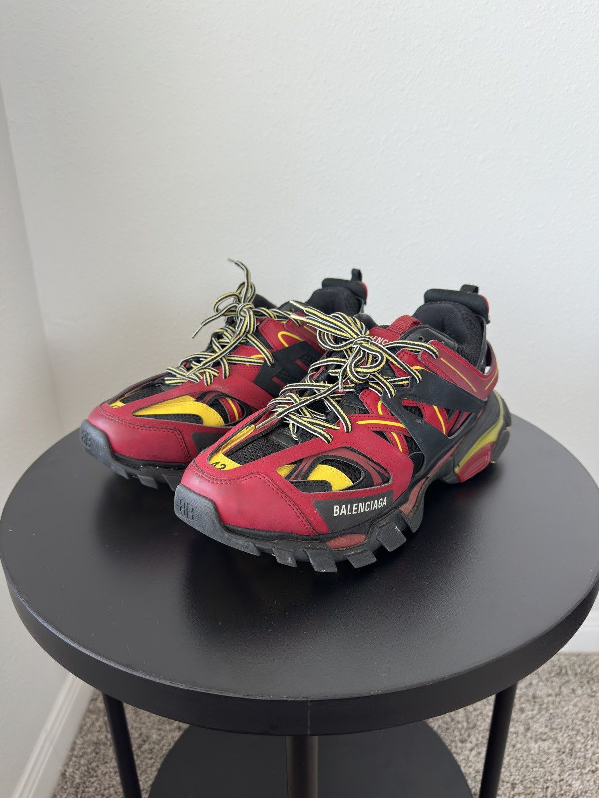 Balenciaga Balenciaga Track 1 Bordeaux/Red/Yellow Size US 9 / EU 42 - 1 Thumbnail