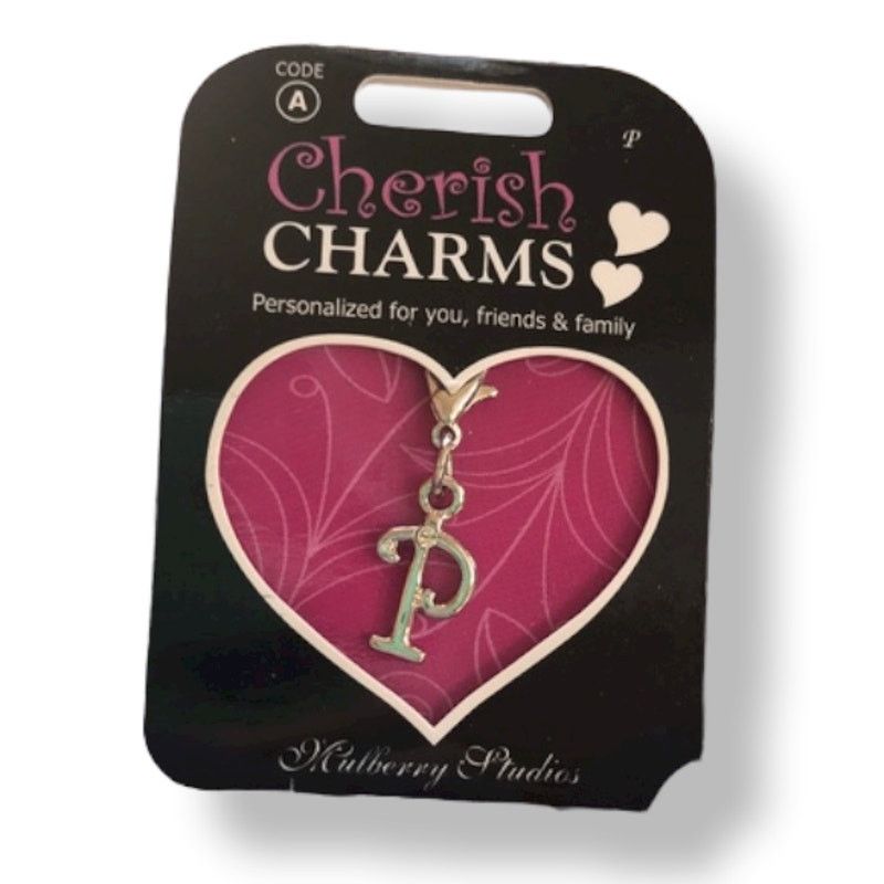 Other Cherish Charms Initial Monogram P Name Bracelet Charm NEW Size ONE SIZE - 1 Thumbnail