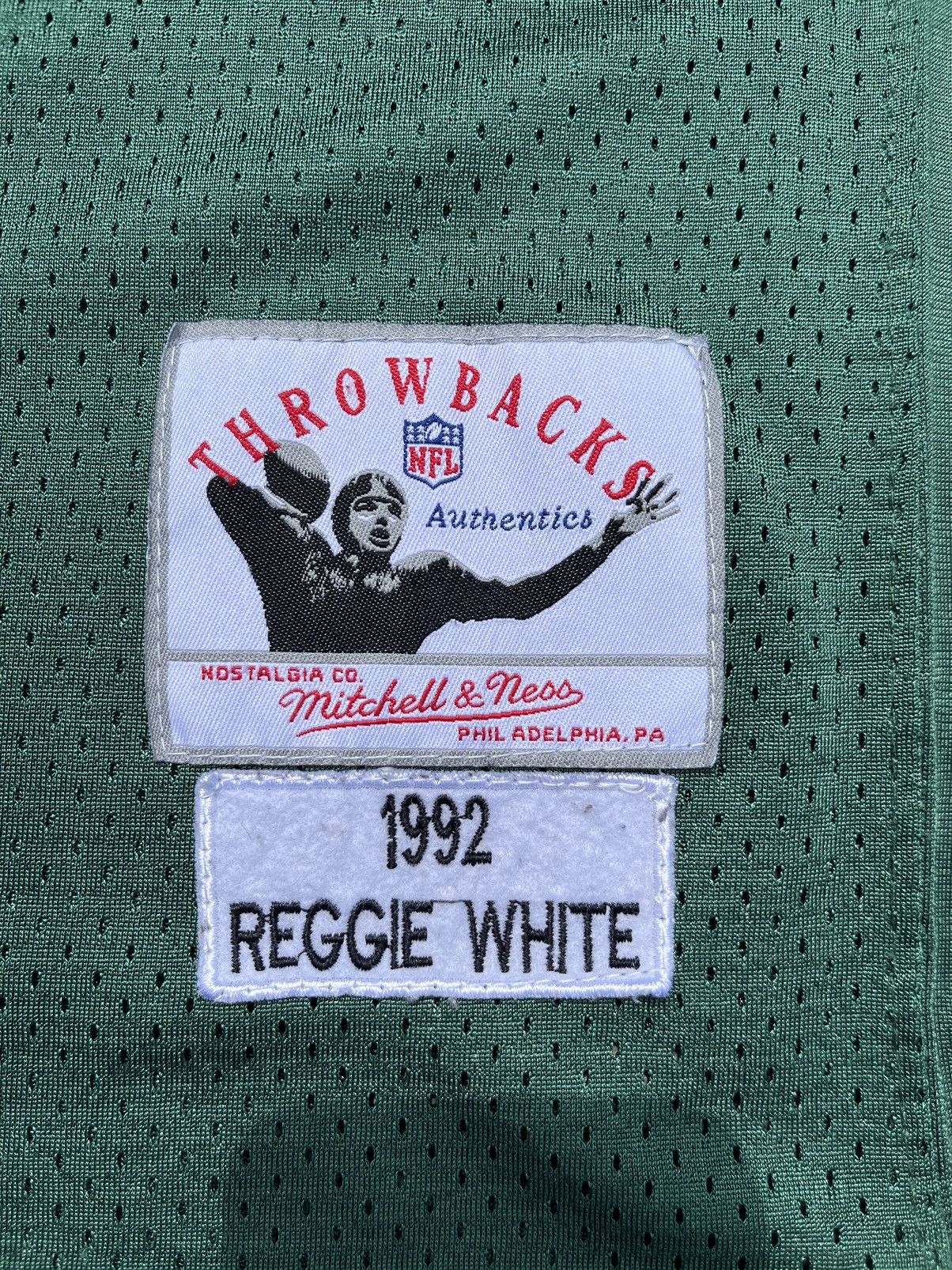 Mitchell & Ness × Vintage Reggie White Eagle Vintage Baggy Jersey Size US L / EU 52-54 / 3 - 3 Thumbnail