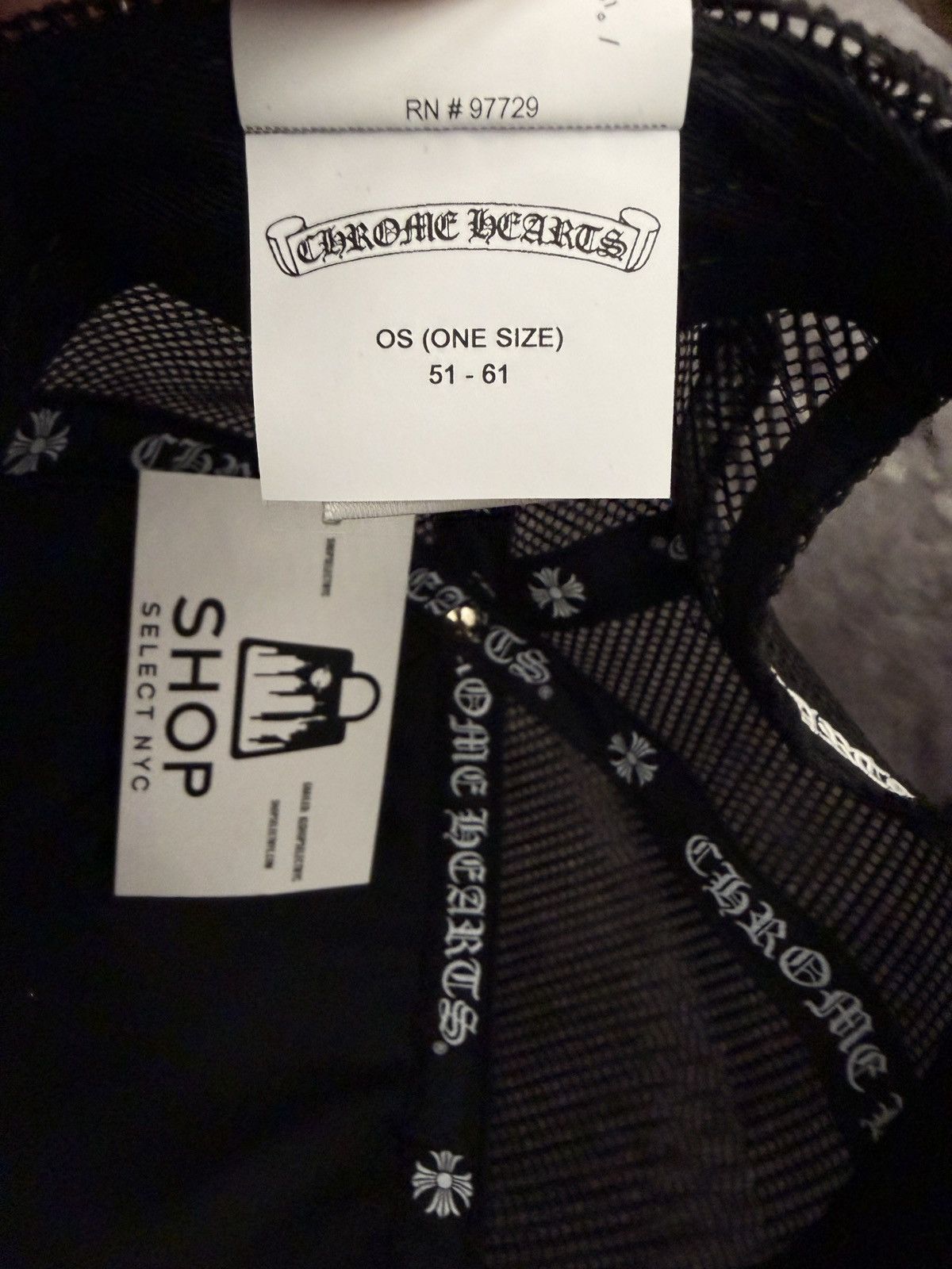 Chrome Hearts BRAND NEW CHROME HEARTS PONY HAIR CROSS CEMETERY TRUCKER Size ONE SIZE - 3 Thumbnail
