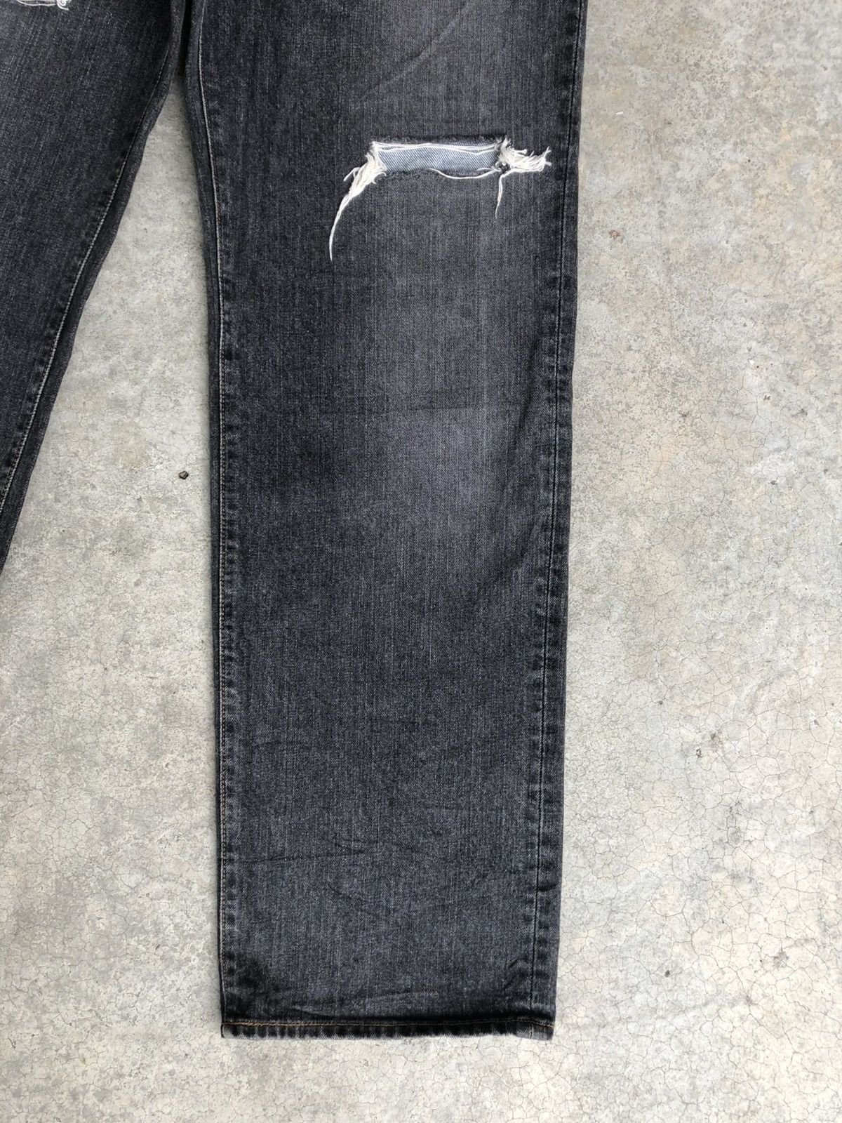 Kapital Vintage GL Heart Baggy Jeans Loose Cut Size US 33 - 7 Thumbnail