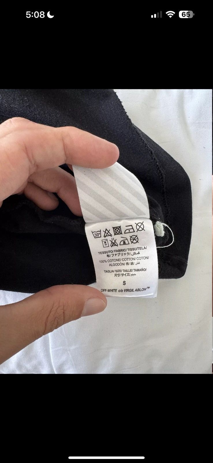 Off-White Off-White Spray Tee/T-Shirt Size Small (oversized) Size US S / EU 44-46 / 1 - 5 Thumbnail