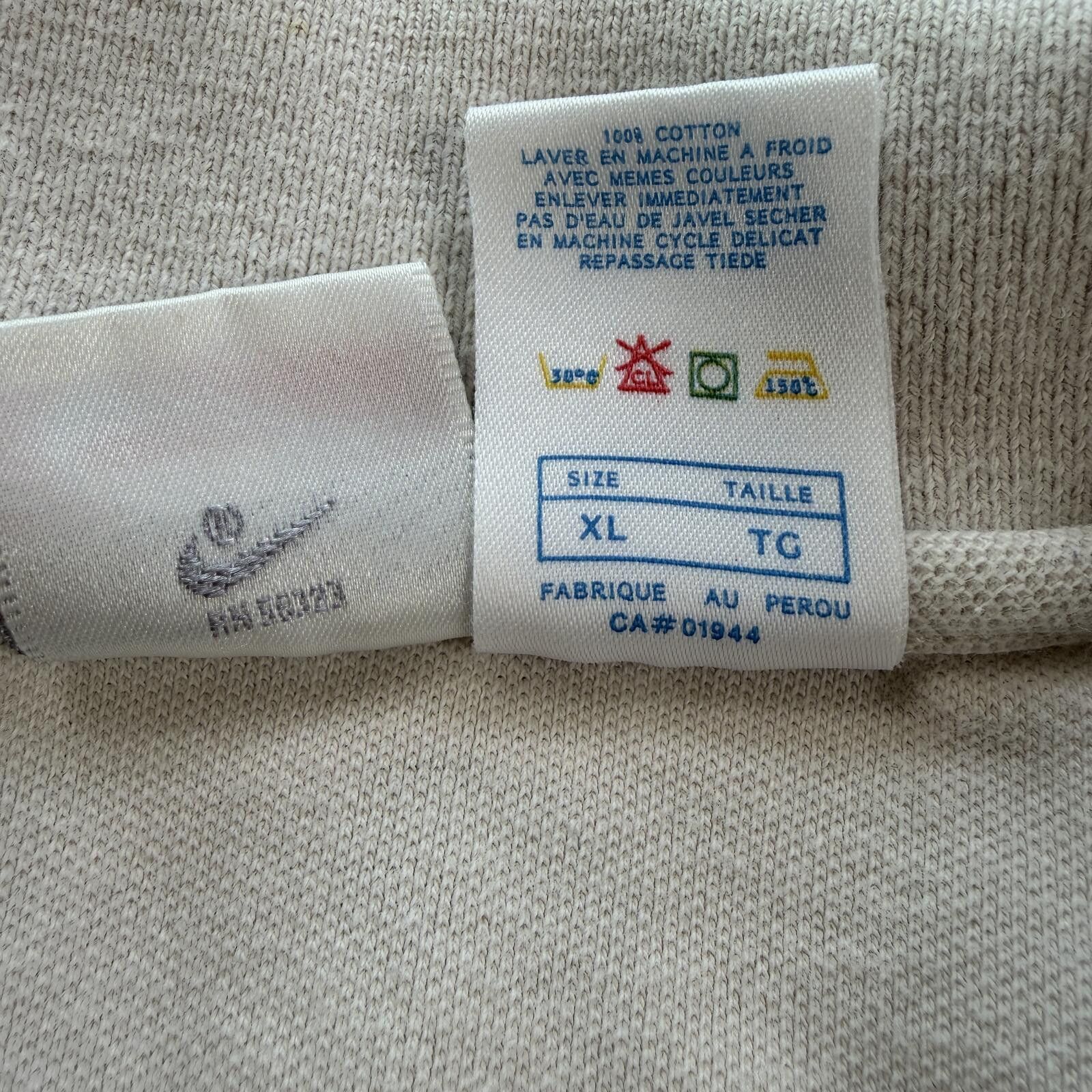 Nike Vintage Y2K Nike Tour Polo Shirt Beige Golf Mens XL Size US XL / EU 56 / 4 - 6 Thumbnail