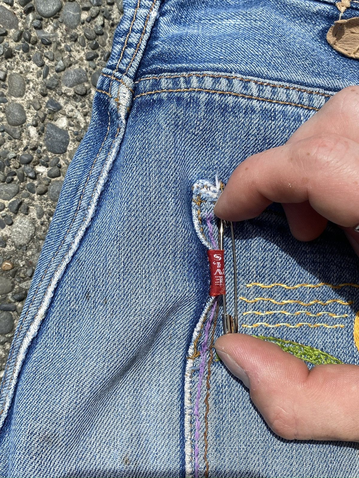 Levi's Vintage 1969 Levis Big E 501xx Selvedge Jeans USA 30 x 30 Size US 30 / EU 46 - 5 Thumbnail