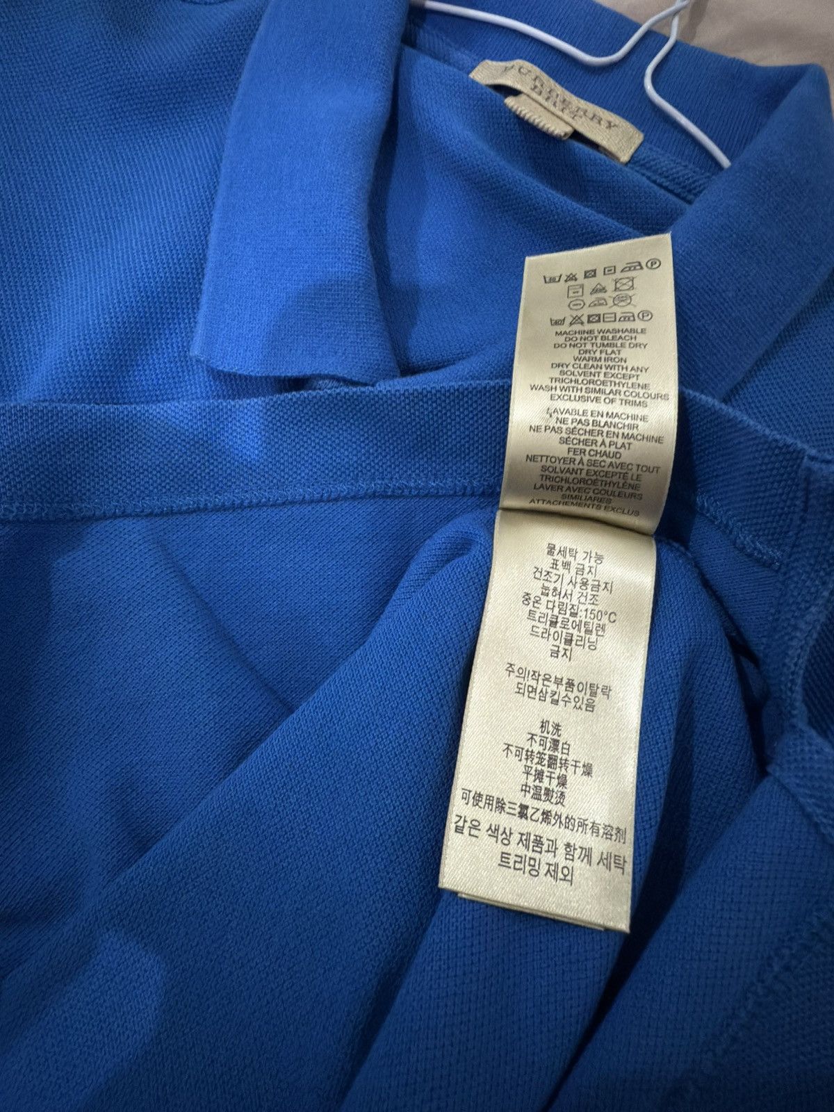 Burberry Burberry polo shirt with Burgundy Burberry symbol Size US M / EU 48-50 / 2 - 7 Thumbnail