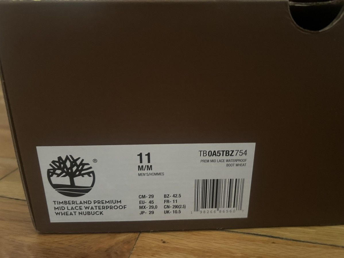 Supreme × Timberland Timberland x Supreme Patchwork Wheat Boot Size US 11 / EU 44 - 6 Thumbnail