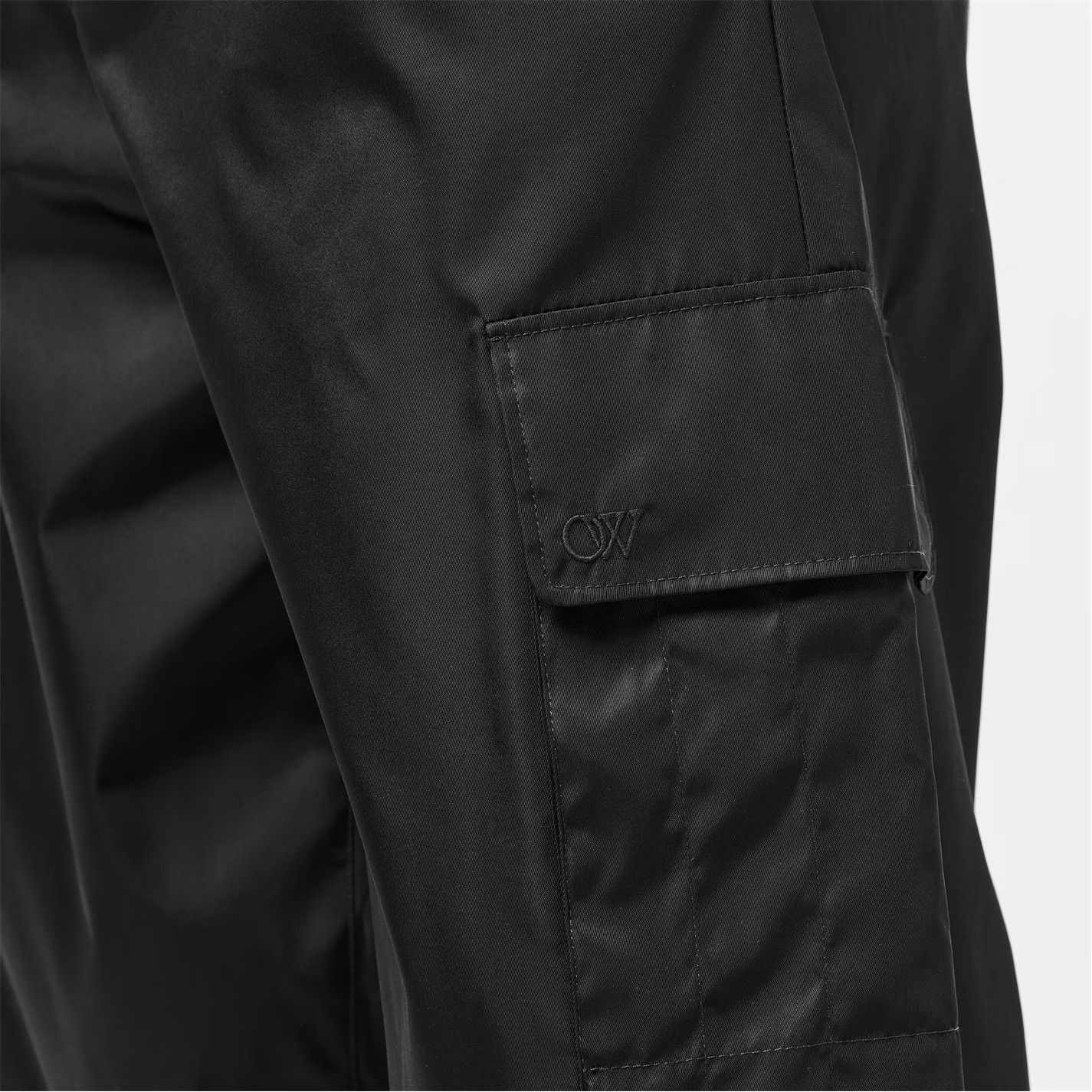 Off-White o1g2r1mq0226 Industrial Multi Pocket Cargo Trousers In Black Size US 30 / EU 46 - 6 Thumbnail