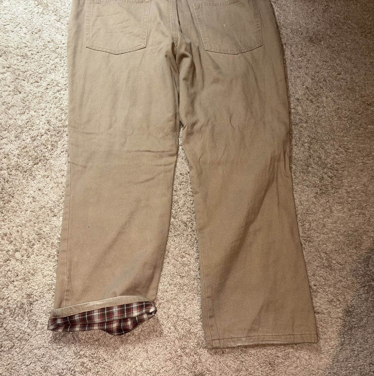 Other Vintage Khaki Plaid Lined Pants Size US 36 / EU 52 - 8 Thumbnail