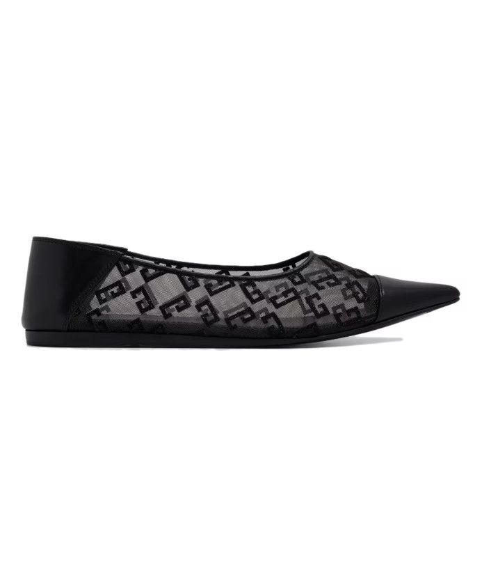 Givenchy o1srvl11e0625 Ballerina Flat in Black Size US 10 / IT 40 - 1 Thumbnail