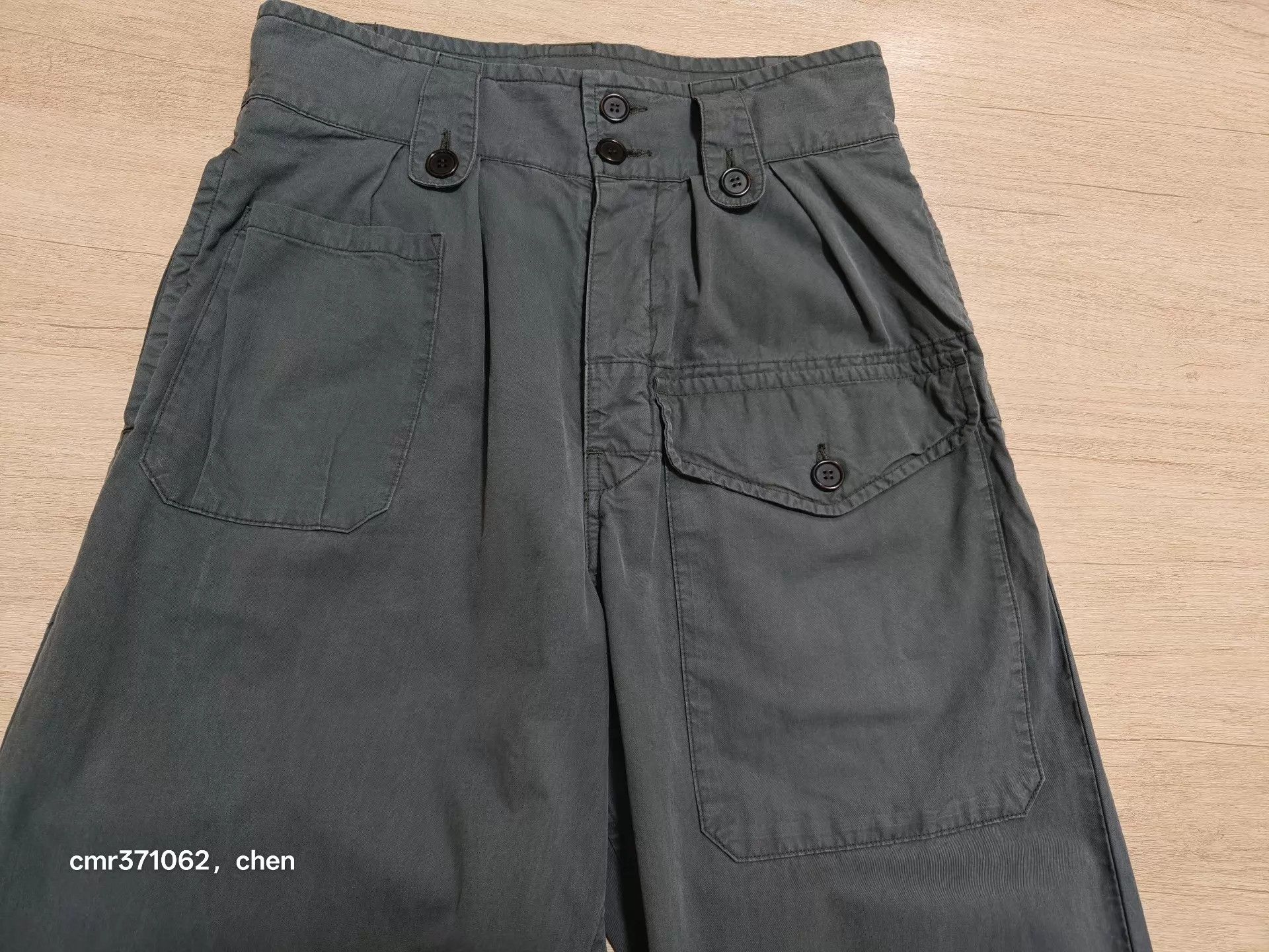 Visvim VISVIM 21SS CORONEL PANTS olive2 2 military cuffed Size US 32 / EU 48 - 2 Thumbnail