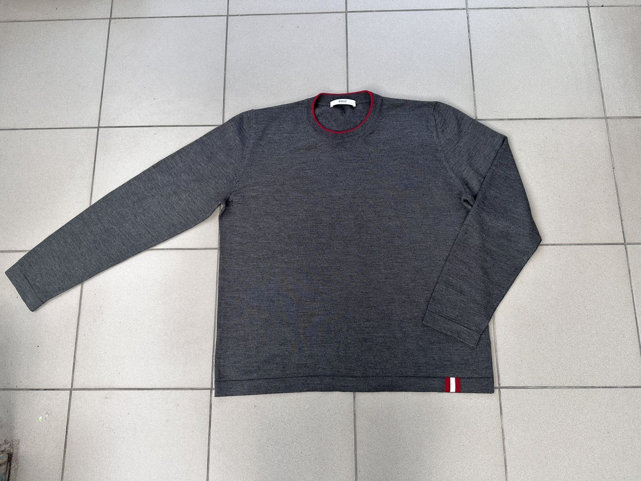 Bally Bally wool merino sweater boxy basic Size US M / EU 48-50 / 2 - 6 Thumbnail