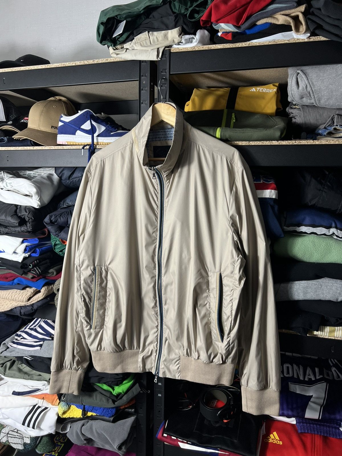 Paul & Shark Paul & Shark Yachting Bomber Beige Jacket – Size XL Rare Size US XL / EU 56 / 4 - 1 Thumbnail