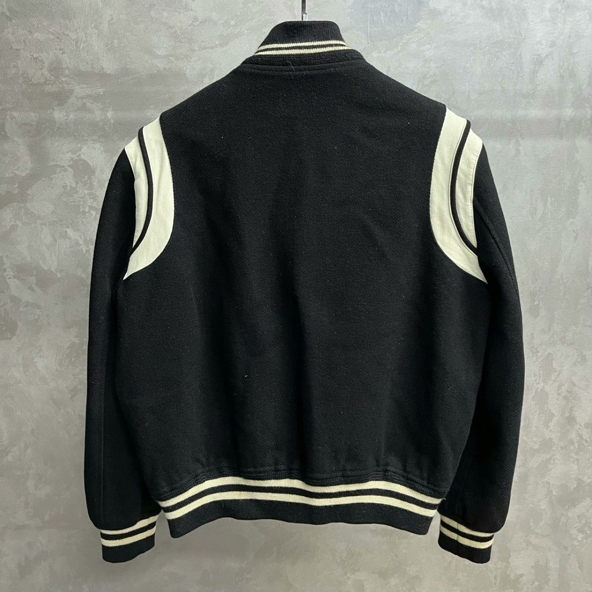 Saint Laurent Paris Saint Laurent Striped Baseball Jacket Size US M / EU 48-50 / 2 - 1 Thumbnail