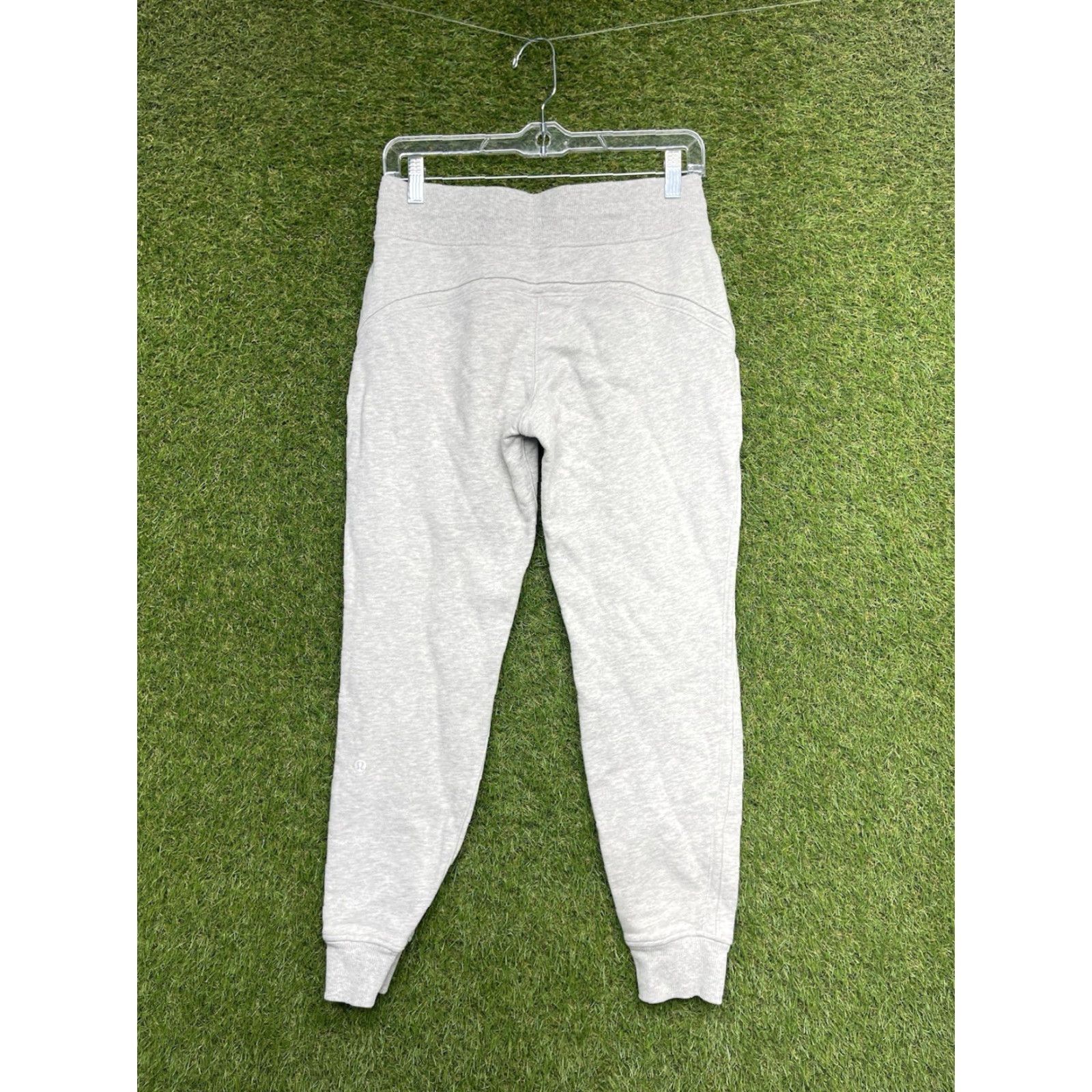 Lululemon Lululemon Pants Womens 6 Warm Down II Jogger 7/8 Cotton Terry Gray Tapered Gym Size 28" / US 6 / IT 42 - 6 Thumbnail