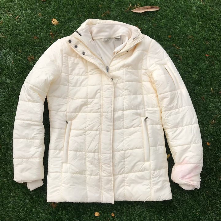 L.L. Bean LL Bean Maine Freeport USA down Puffer White Jacket Size US M / EU 48-50 / 2 - 2 Thumbnail