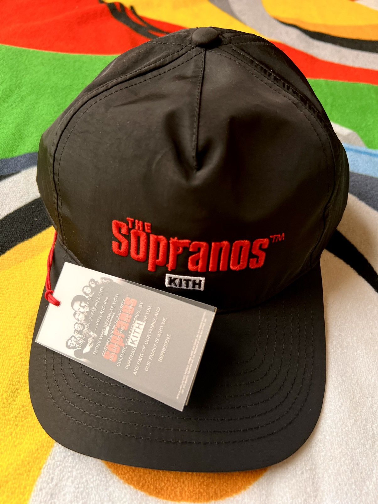 Kith KITH x The Sopranos Nylon Bay Low Pinch Crown Cap Black hat Size ONE SIZE - 17 Thumbnail