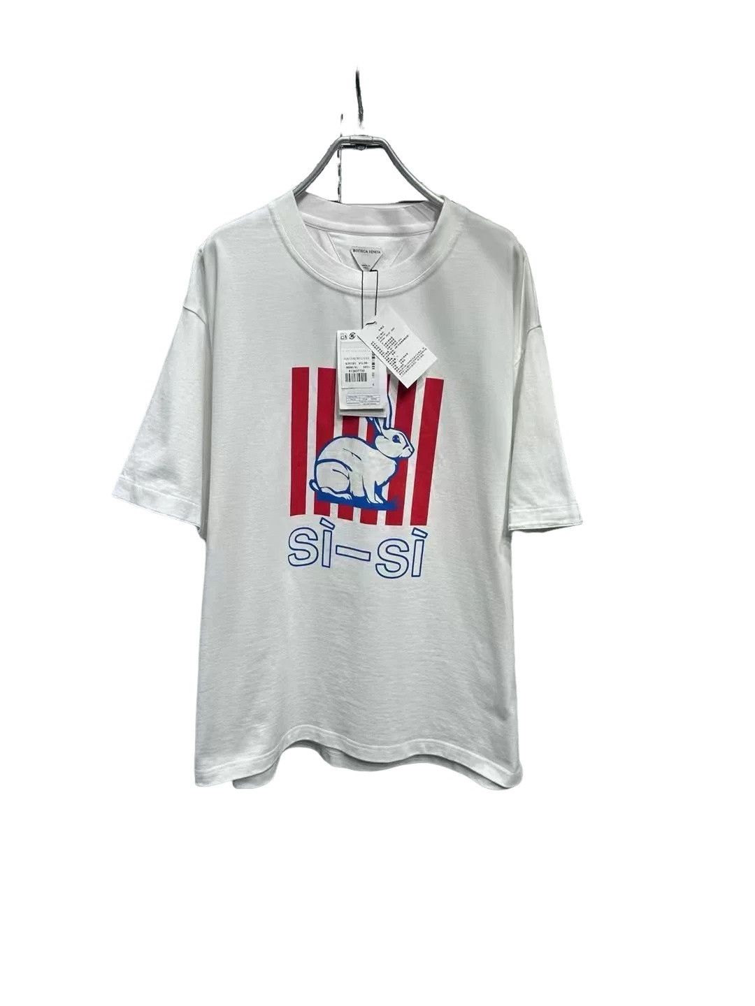 Bottega Veneta Bottega Veneta Rabbit Graphic T-Shirt XL Size US XL / EU 56 / 4 - 1 Thumbnail