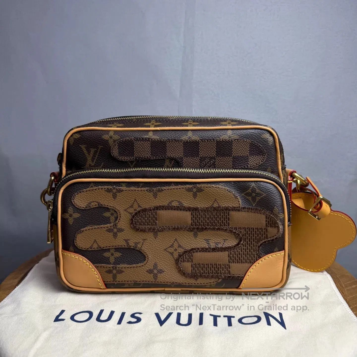 Louis Vuitton Brown Checkered Monogram Crossbody Bag. Size ONE SIZE - 2 Thumbnail