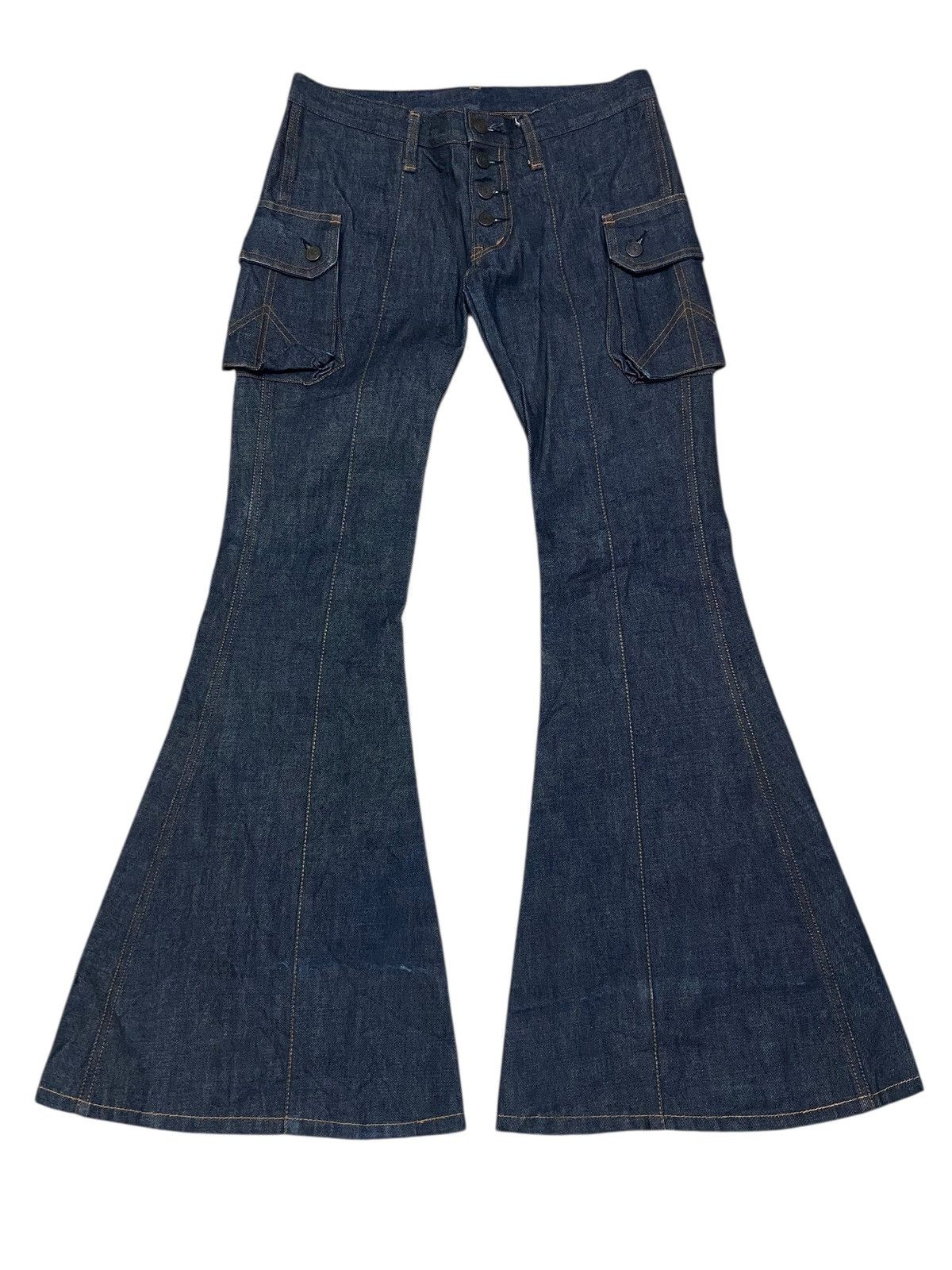 Japanese Brand Japanese Brand Dee Dee Denim Super Flare Jeans Size 32" / US 10 / IT 46 - 1 Thumbnail