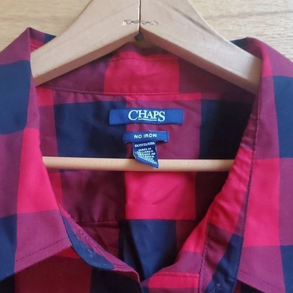 Chaps Chaps Icon Black Red Plaid Long Sleeve Casual Button Down Sz Size US XXL / EU 58 / 5 - 3 Thumbnail