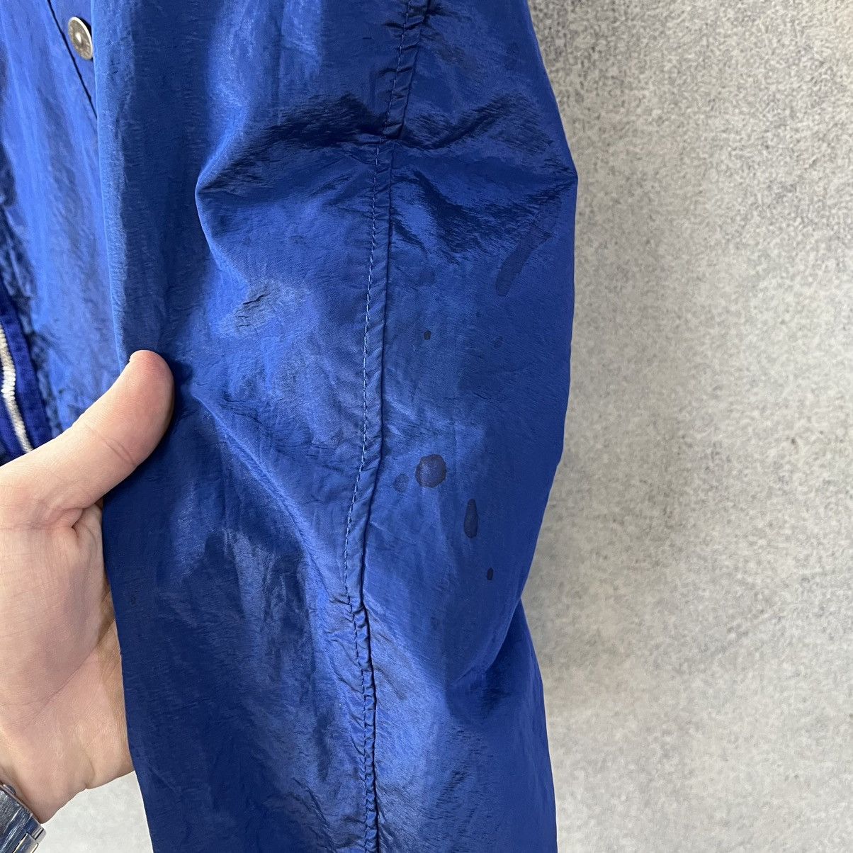 Stone Island Rare Vintage Stone Island jacket soft shell Nylon Blue Size US L / EU 52-54 / 3 - 10 Thumbnail