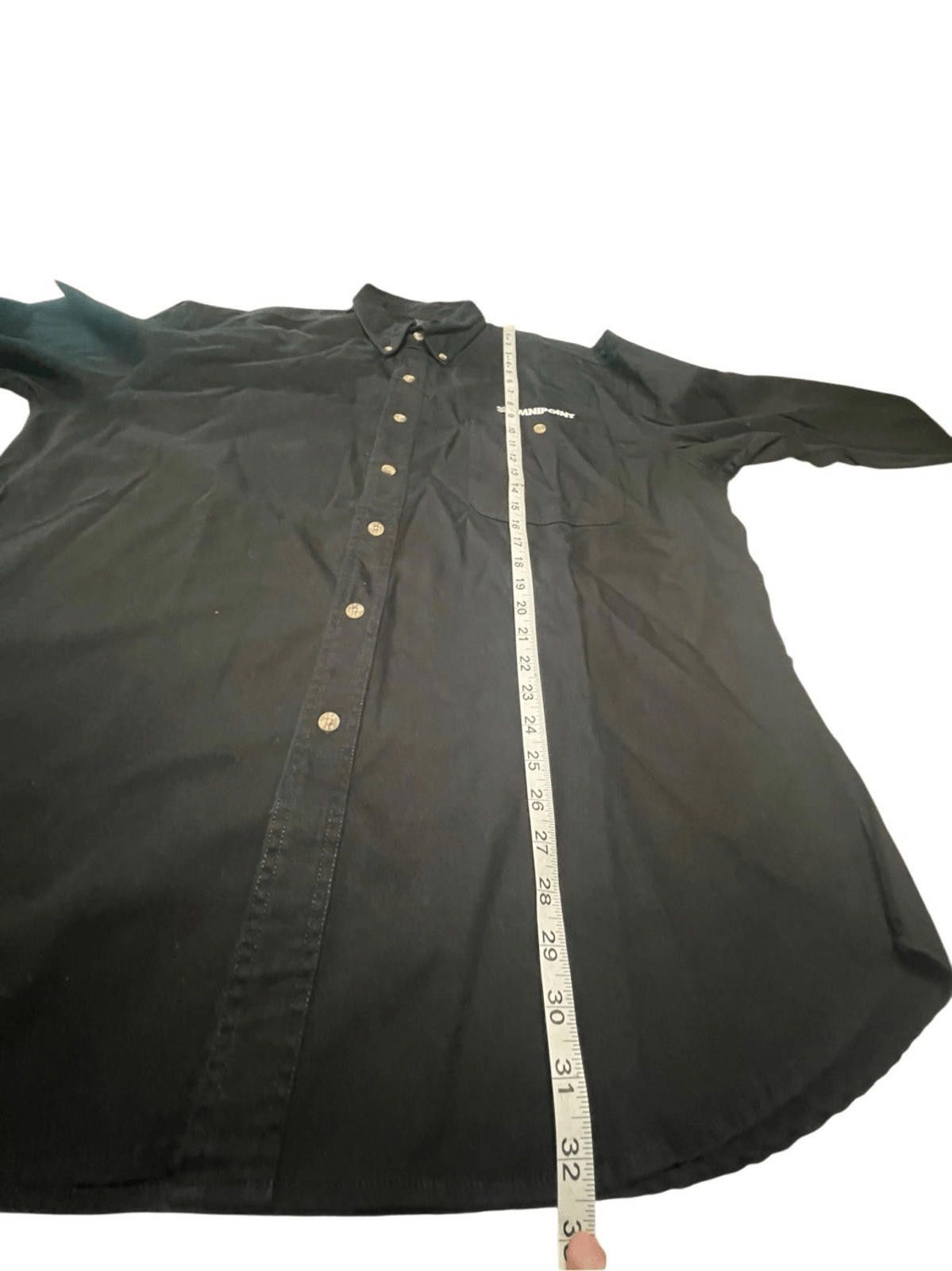 Lee Lee Mens Denim Button down shirt Black Sz XL NWT Size US XL / EU 56 / 4 - 6 Thumbnail