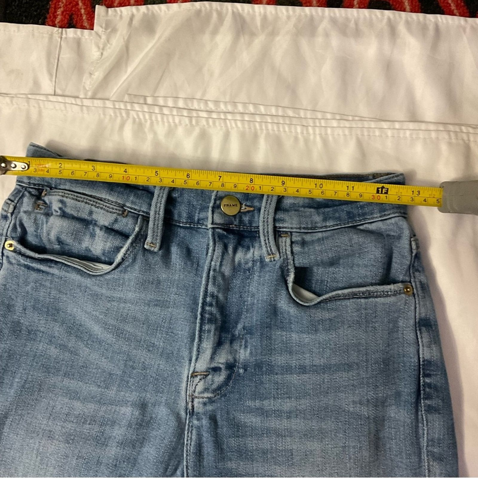 Frame FRAME Denim Le High Skinny Blue Jean 27 Size 27" / US 4 / IT 40 - 5 Thumbnail
