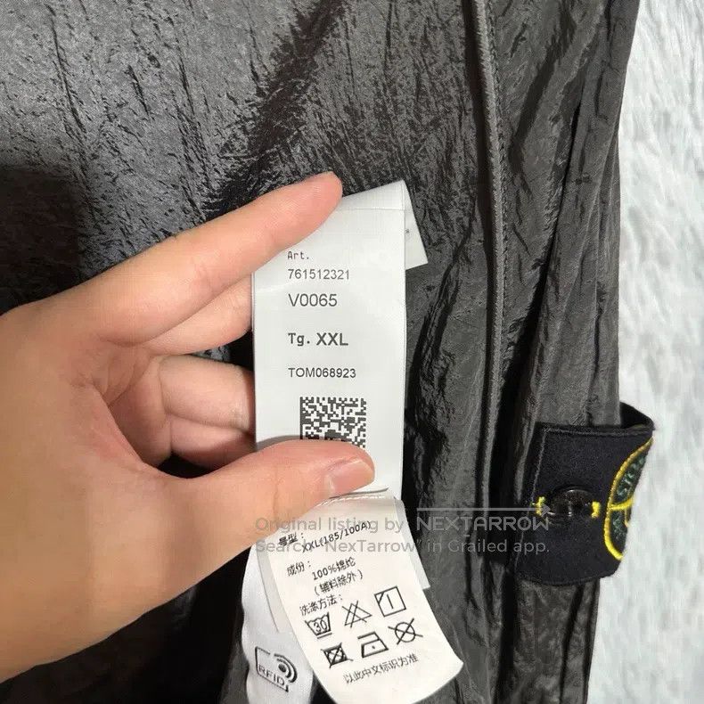 Stone Island Stone Island Metallic Nylon Jacket Coat Carbon Black XXL Size US XXL / EU 58 / 5 - 6 Thumbnail