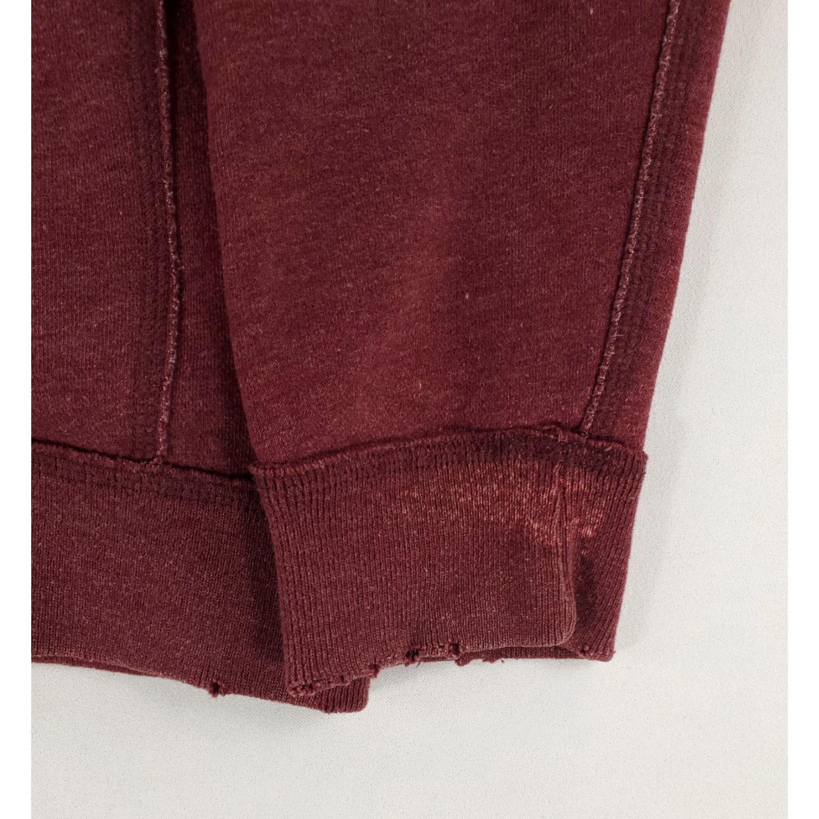 Abercrombie & Fitch Abercrombie & Fitch Hoodie Sweatshirt Full Zip Jacket Red Maroon Mens XL Size US XL / EU 56 / 4 - 2 Thumbnail
