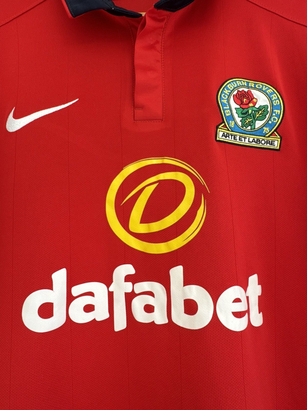 Nike Blackburn Rovers 2015-2016 Away Soccer Jersey Football Kit Size US L / EU 52-54 / 3 - 6 Thumbnail