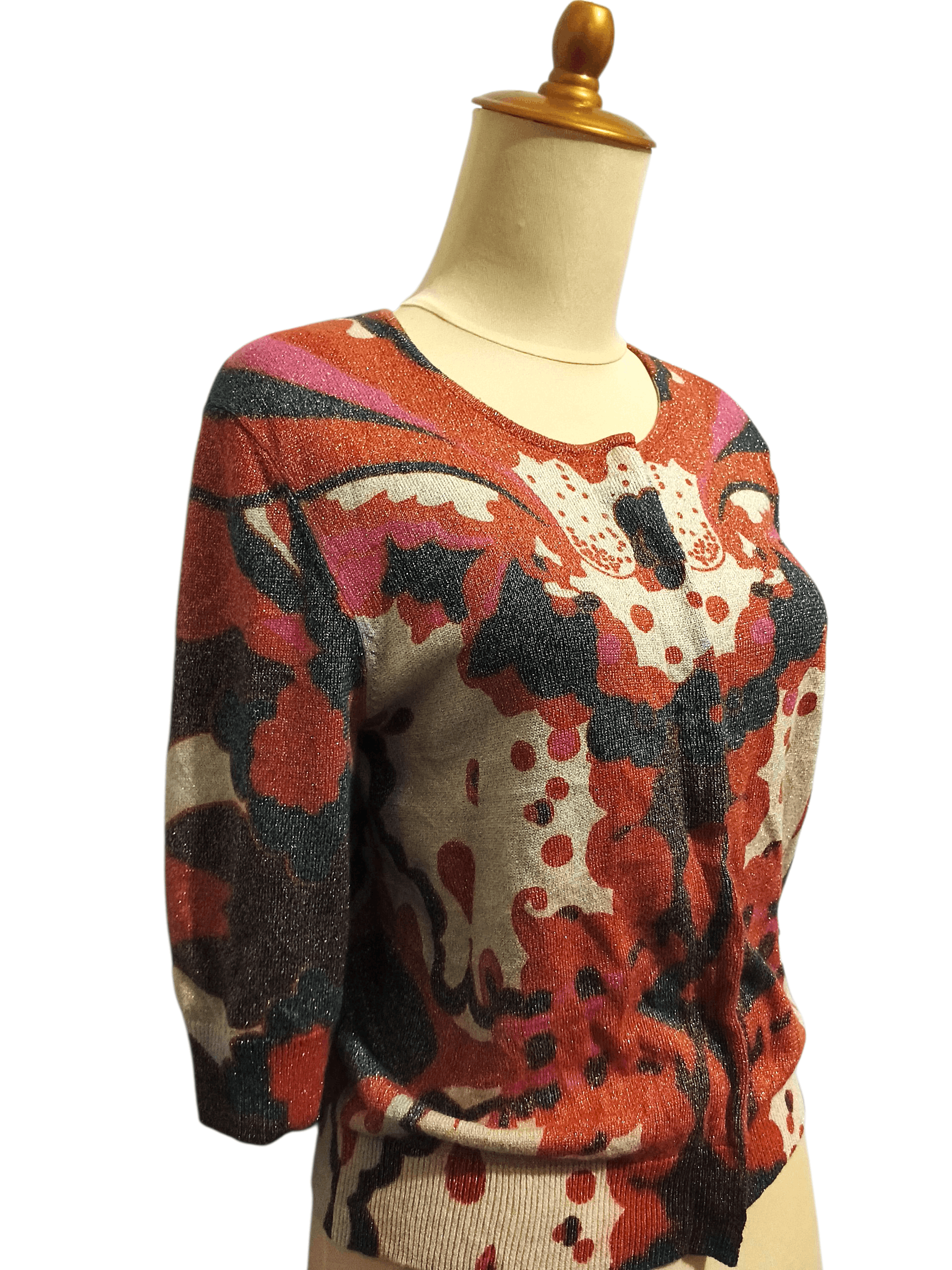 Diane von Furstenberg Diane Von Furstenberg Glitters Knitted Sweater Size XS / US 0-2 / IT 36-38 - 5 Thumbnail