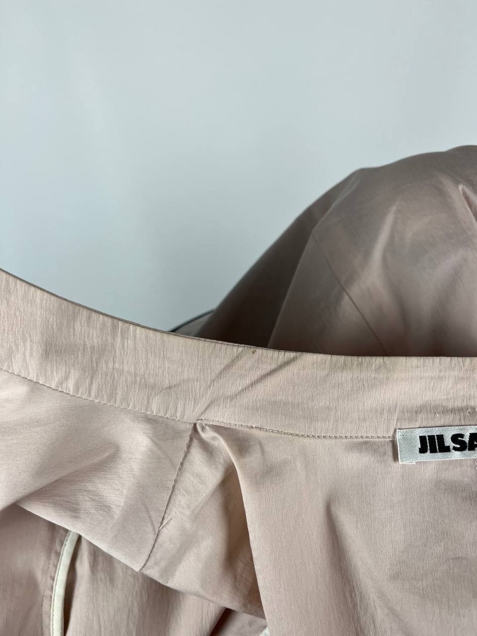 Jil Sander JIL SANDER Beige-Pink Cotton Minimalist Blazer Jacket Size XS / US 0-2 / IT 36-38 - 11 Thumbnail