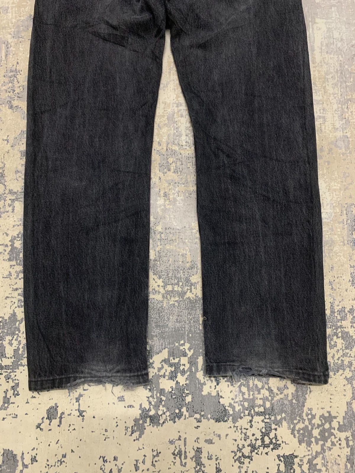 Levi's Vintage Levis 501 Levis Super Black Faded Jeans W32 Size US 32 / EU 48 - 9 Thumbnail