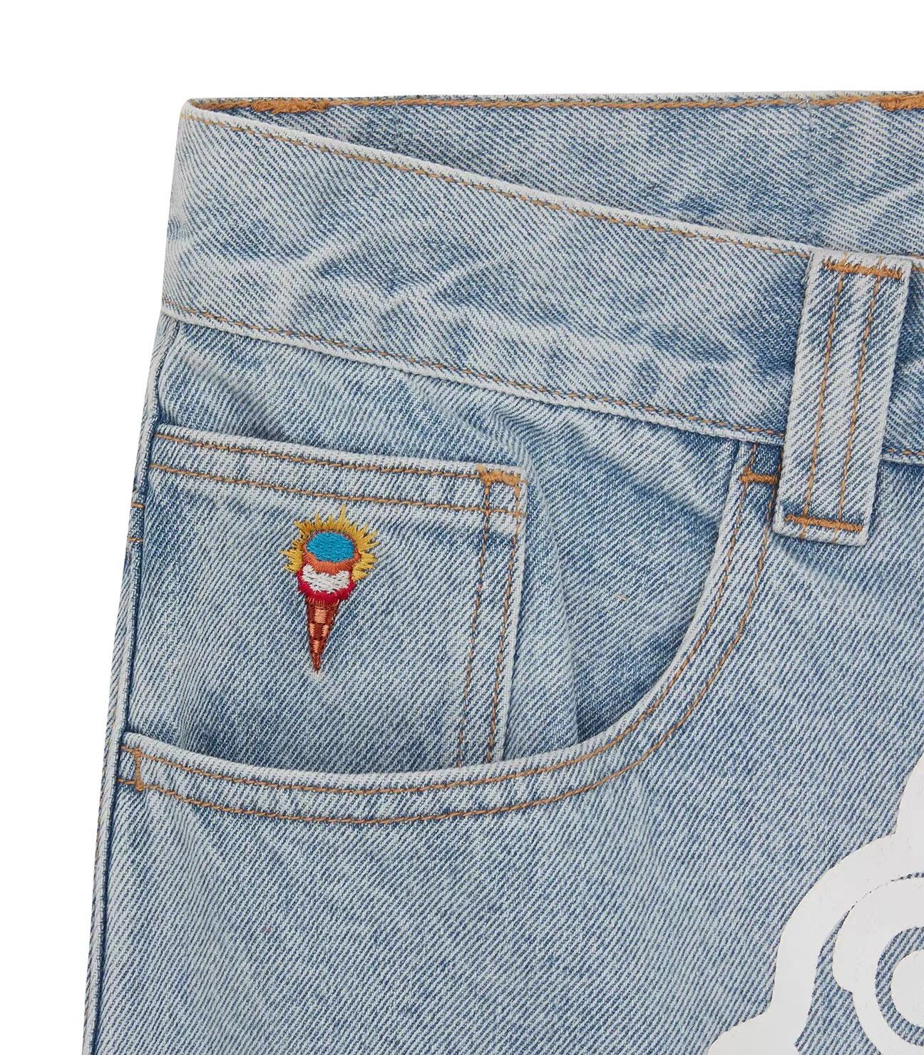 Billionaire Boys Club BBC Flying Dog Denim Shorts Q5 Size US 34 / EU 50 - 5 Thumbnail