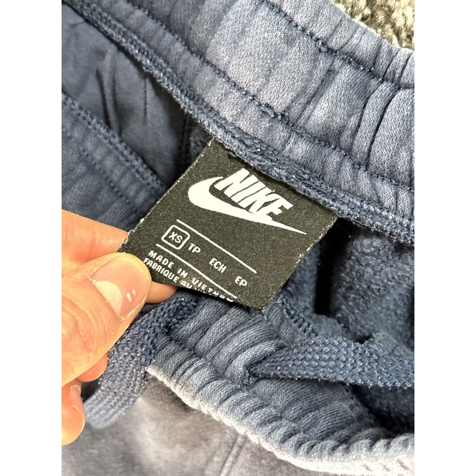 Nike Nike Sweatpants Jogger Mens XS Blue Fleece Pockets Nike Fleece BV2671-410 Sportswear Athletic Jogger Boys+Mens? Size US 27 - 5 Thumbnail
