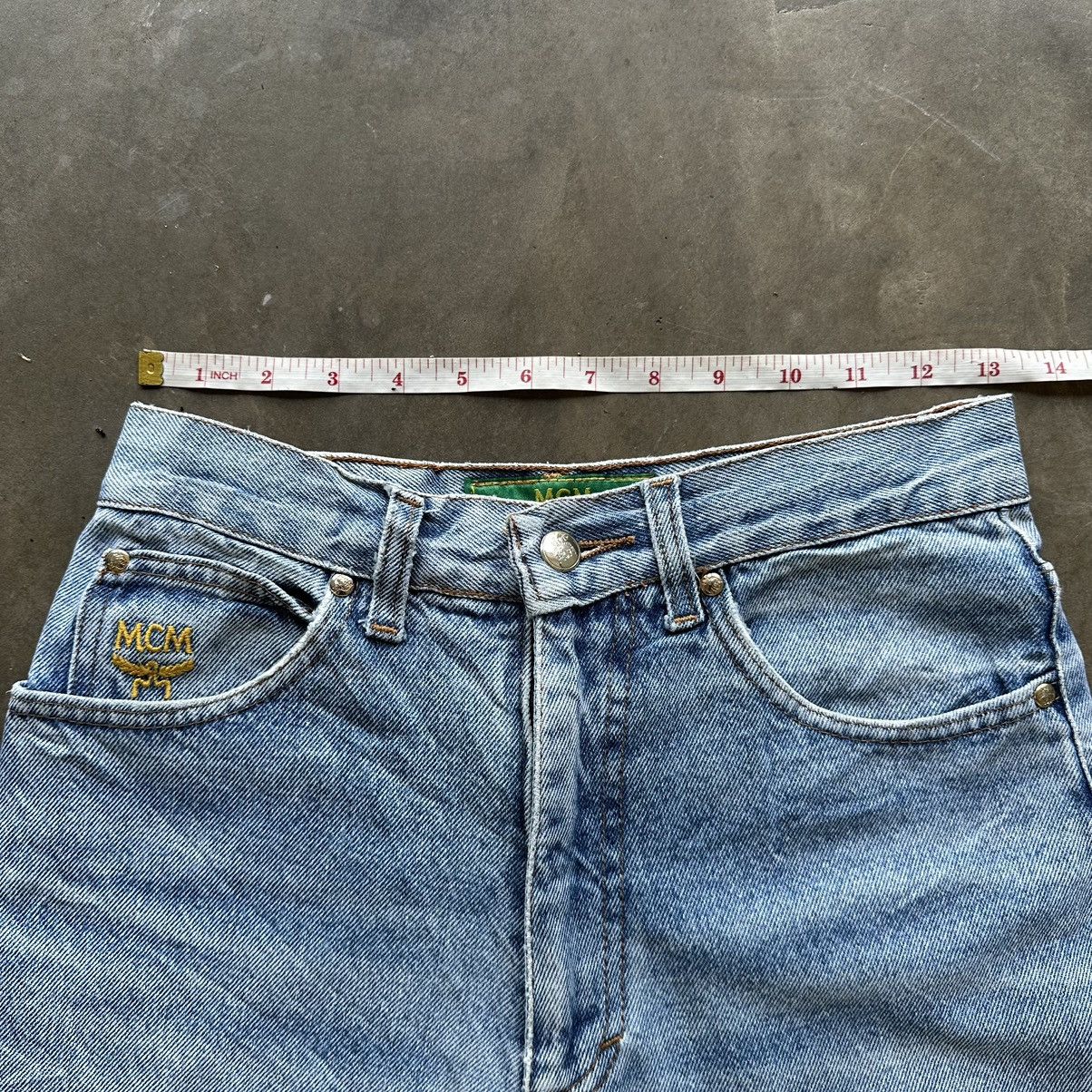 MCM Vintage MCM Distressed Denim Faded Jean Pant W27 Size US 27 - 10 Thumbnail