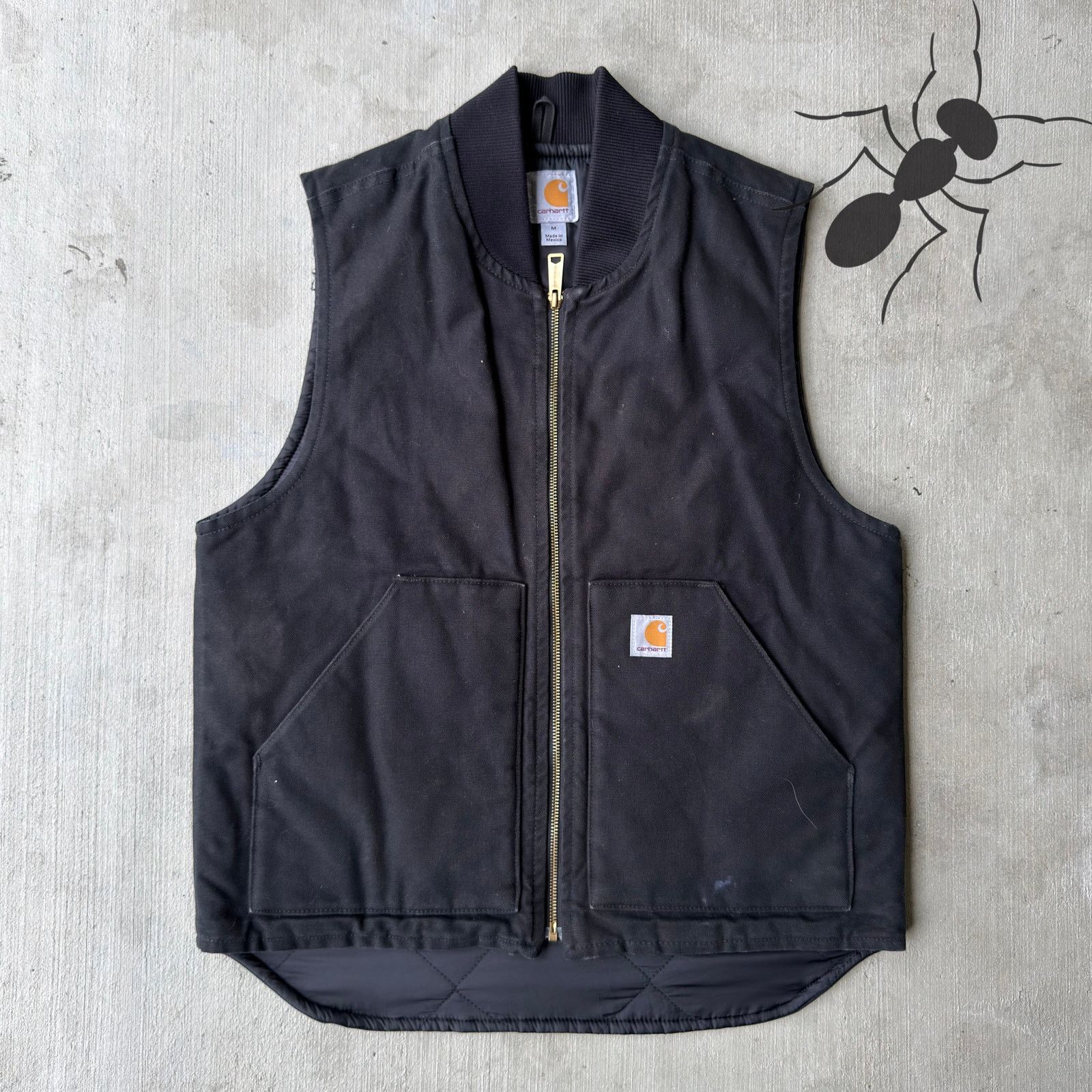 Carhartt × Vintage Carhartt V01 black work wear vest Size US M / EU 48-50 / 2 - 1 Thumbnail