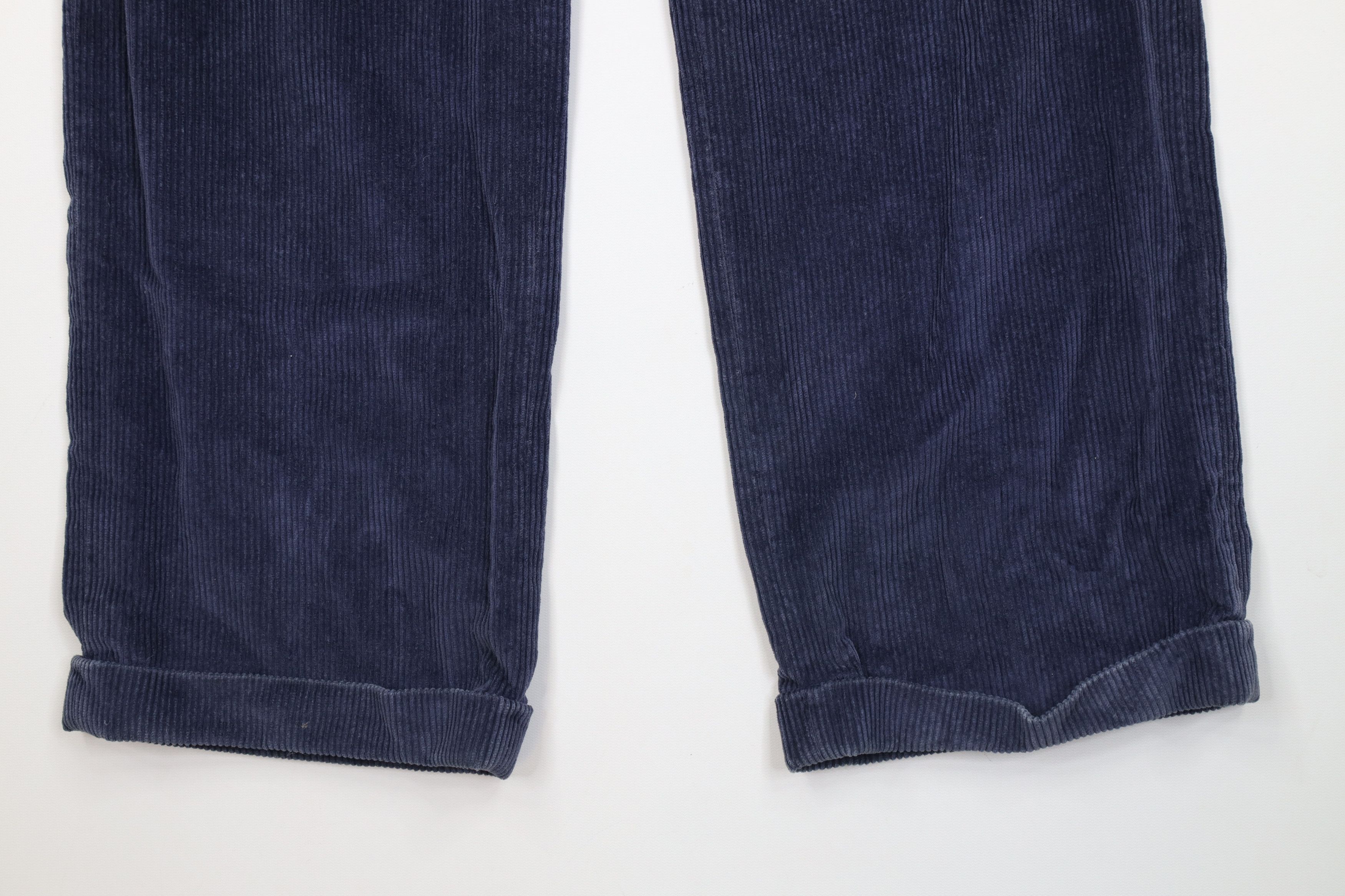 Lands' End Vintage 70s Lands End Wide Leg Corduroy Chino Pants USA Size US 38 / EU 54 - 4 Thumbnail