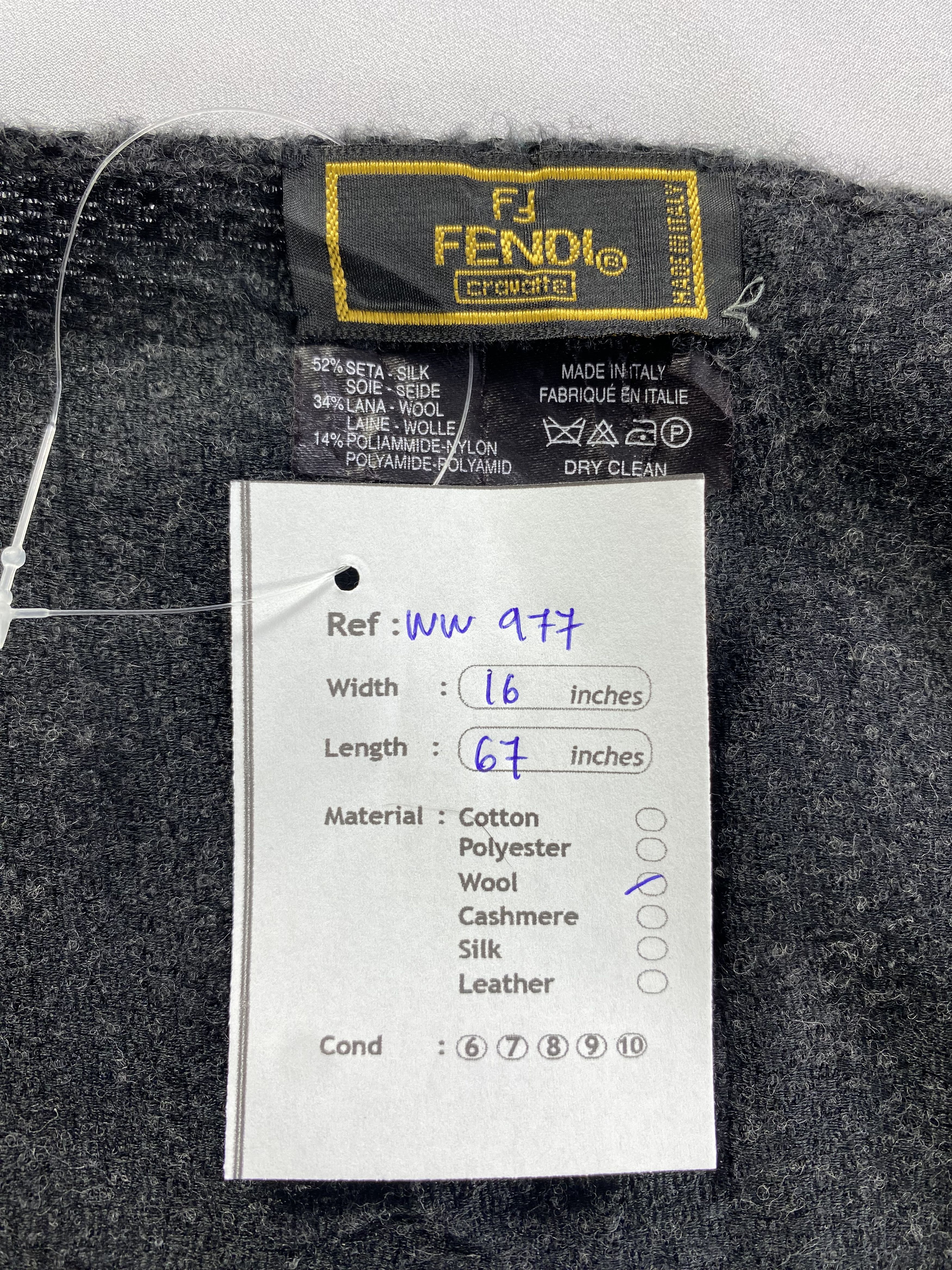 Fendi × Vintage Fendi Scarf / Muffler / Neckwear Size ONE SIZE - 6 Thumbnail