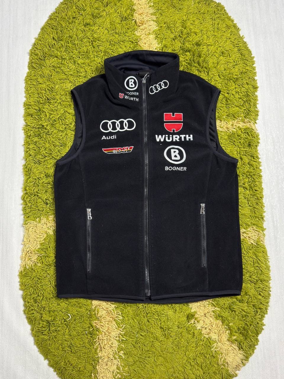 Audi × Bogner × Vintage Bogner Audi Vintage Fleece Vest Germany Size US M / EU 48-50 / 2 - 1 Thumbnail
