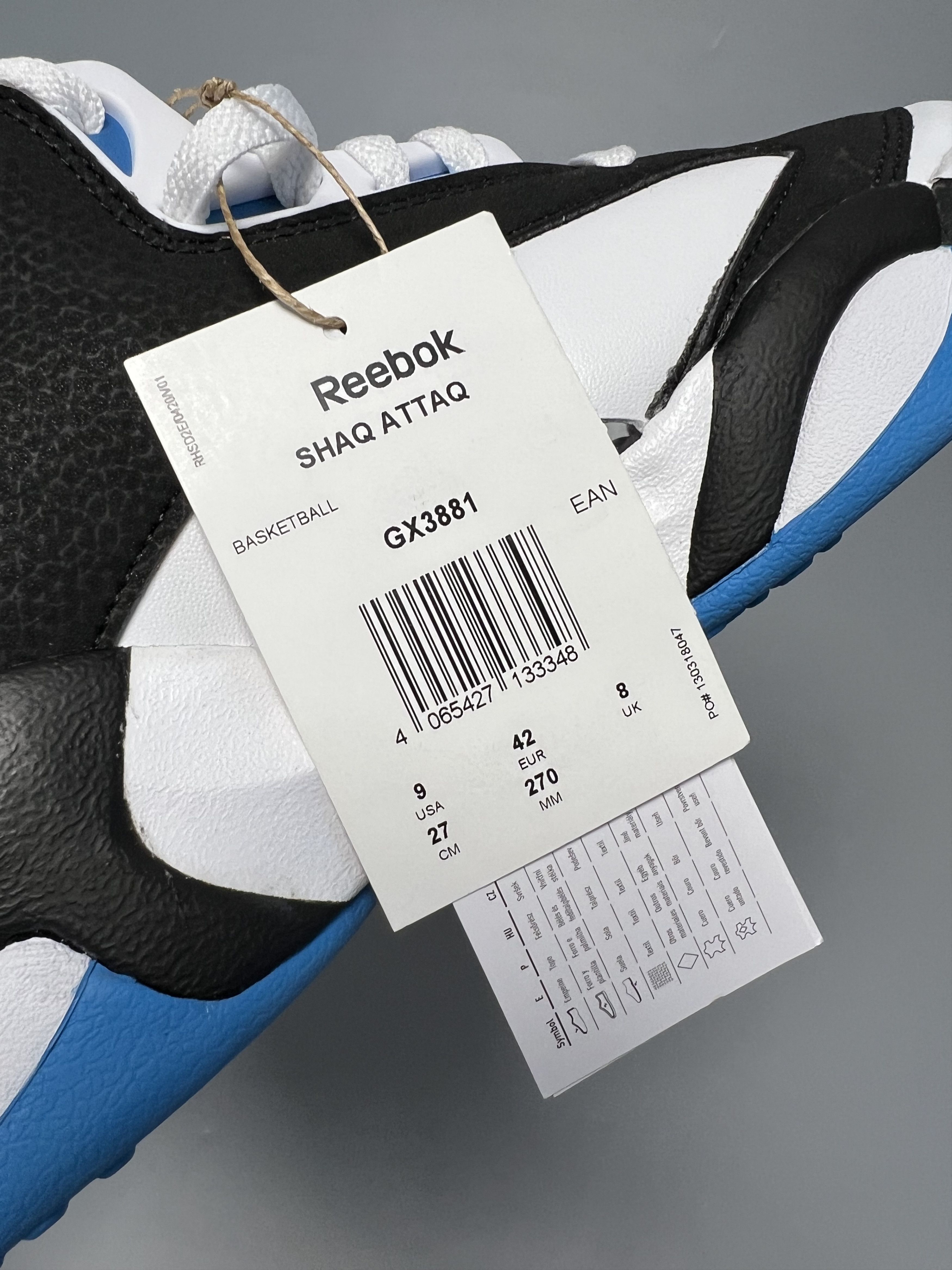 Reebok Reebok Shaq Attaq Orlando Magic Pump Shaquille O'Neal Size US 9 / EU 42 - 9 Thumbnail