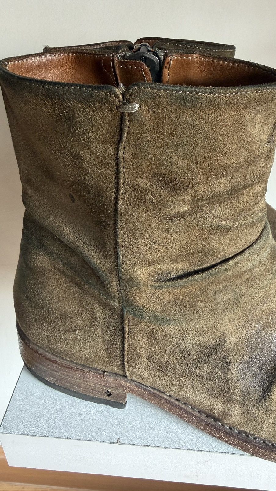 John Varvatos John Varvatos Sharpei Morrison suede leather boots 7.5 Size US 7.5 / EU 40-41 - 8 Thumbnail