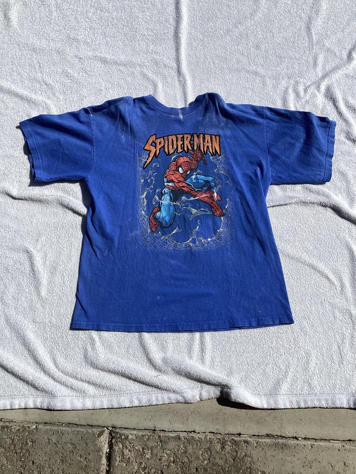 DC Comics Vintage Y2K Spider-Man web boys large Tee marvel dc comics Size US XS / EU 42 / 0 - 1 Thumbnail