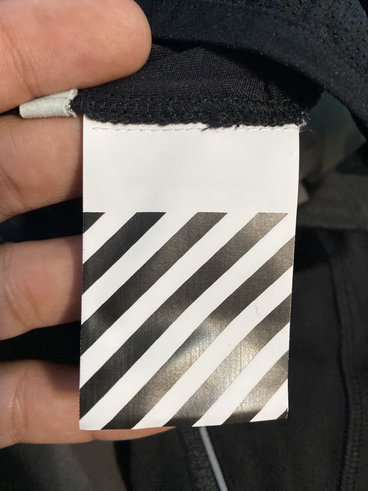 Off-White × Virgil Abloh Off-White Running Leggings Black Silver Size US 33 - 9 Thumbnail