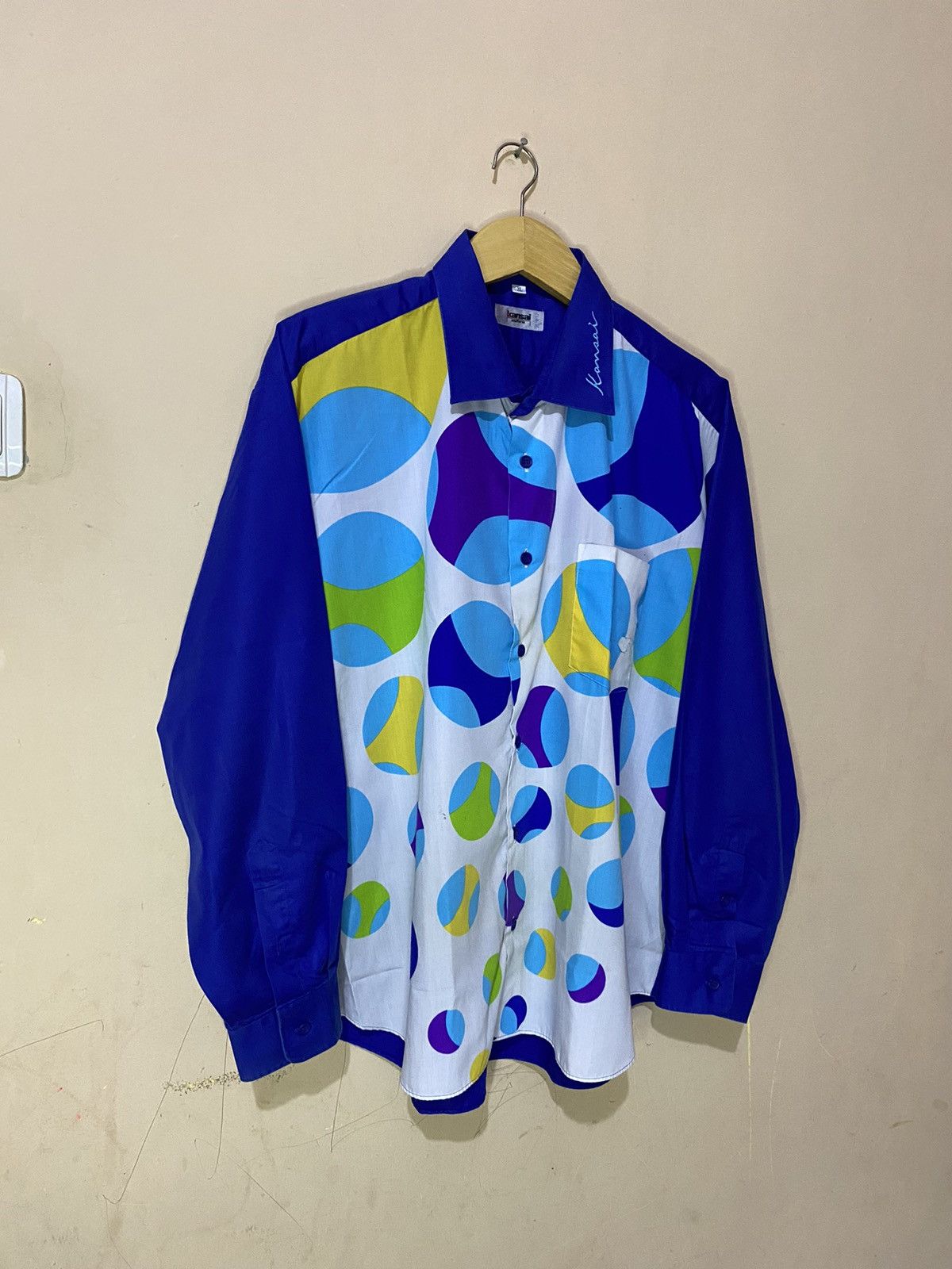 Kansai Yamamoto Vintage Kansai Yamamoto Abstract Button Shirt Size US L / EU 52-54 / 3 - 2 Thumbnail